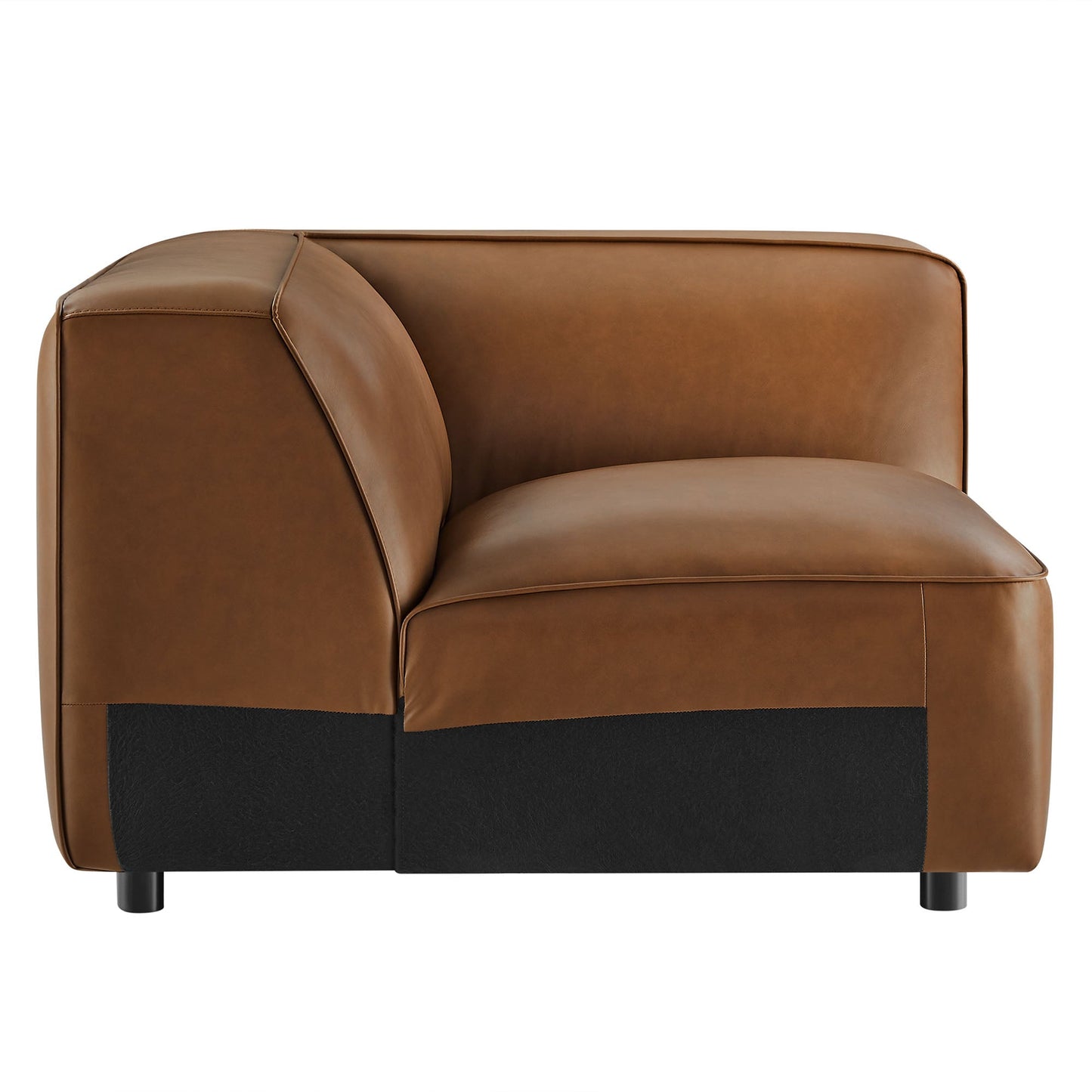 Auren Upholstered Vegan Leather Modular Corner Chair by Modway EEI-7123-COF