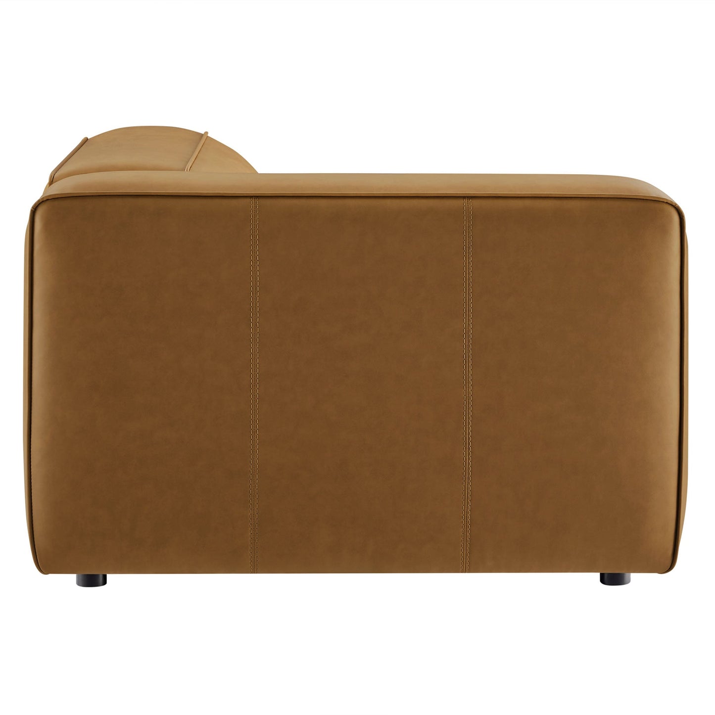 Auren Upholstered Vegan Leather Modular Left Armchair by Modway EEI-7124-CAM