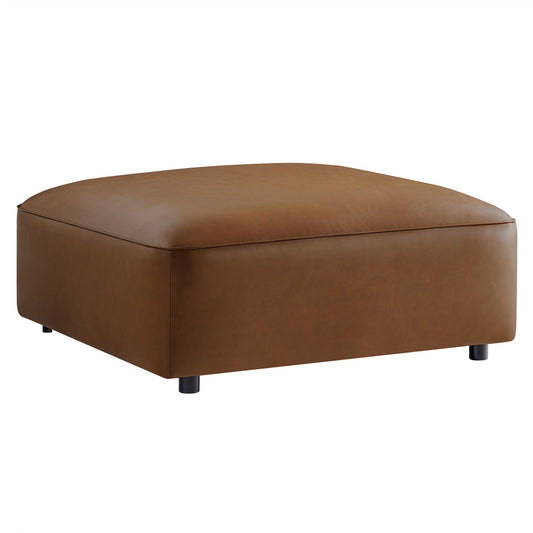 Auren Upholstered Vegan Leather Ottoman by Modway EEI-7125-COF