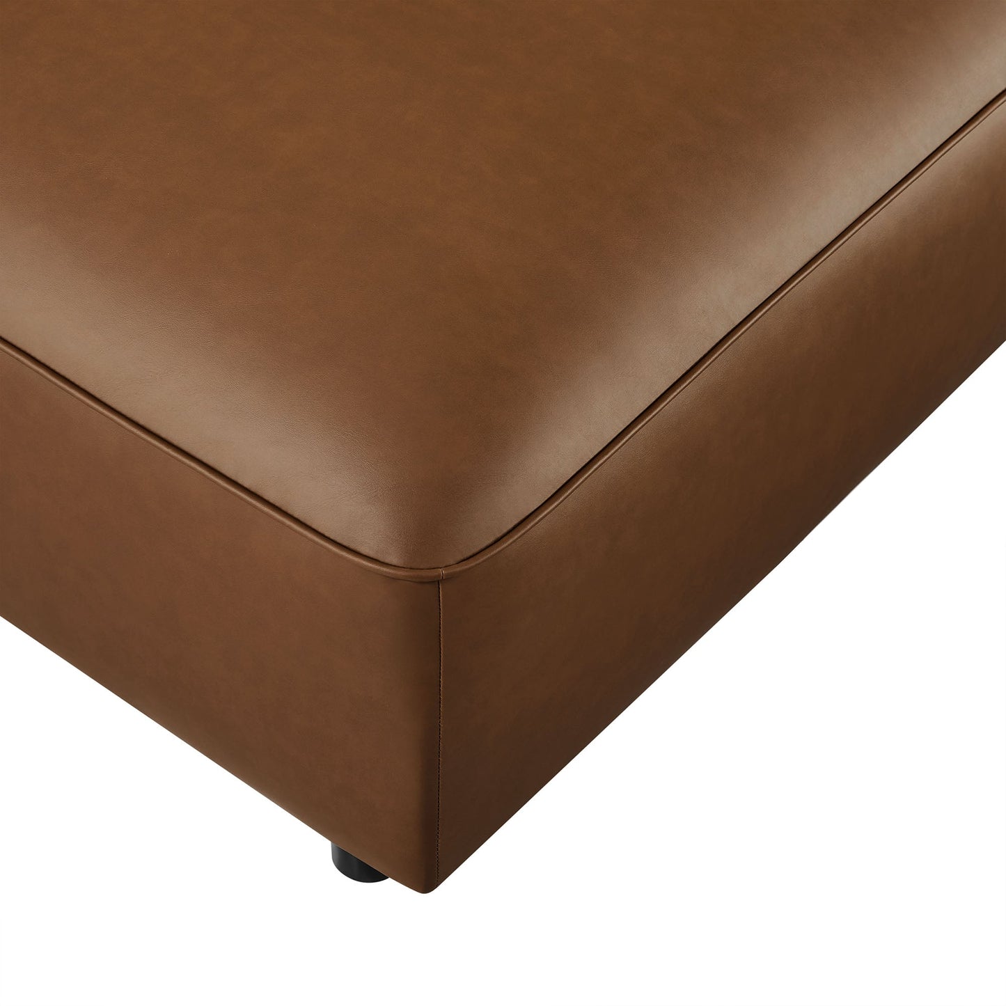 Auren Upholstered Vegan Leather Ottoman by Modway EEI-7125-COF