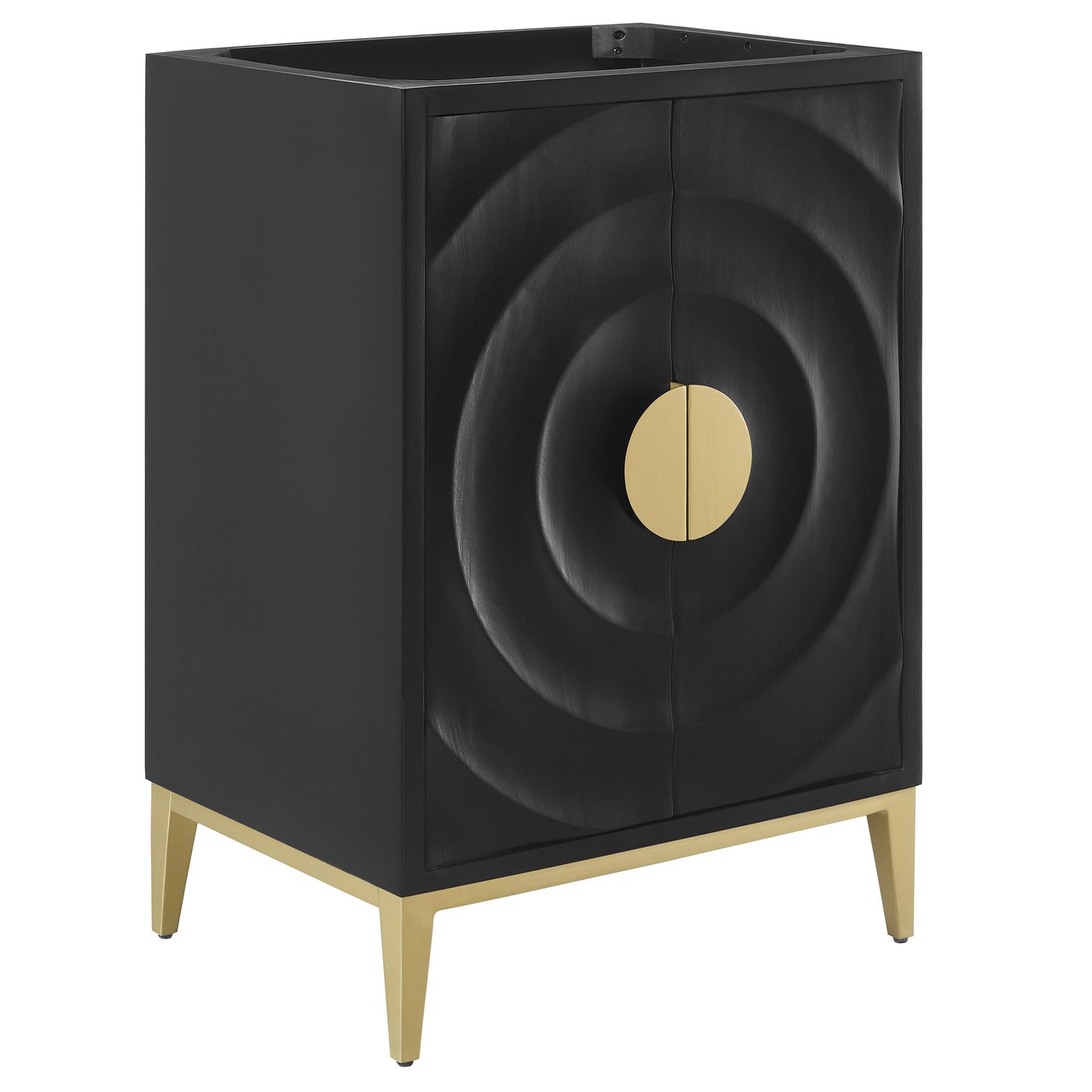 Beau 24" Bathroom Vanity Cabinet (Sink Basin Not Included) by Modway EEI-7147-BLK