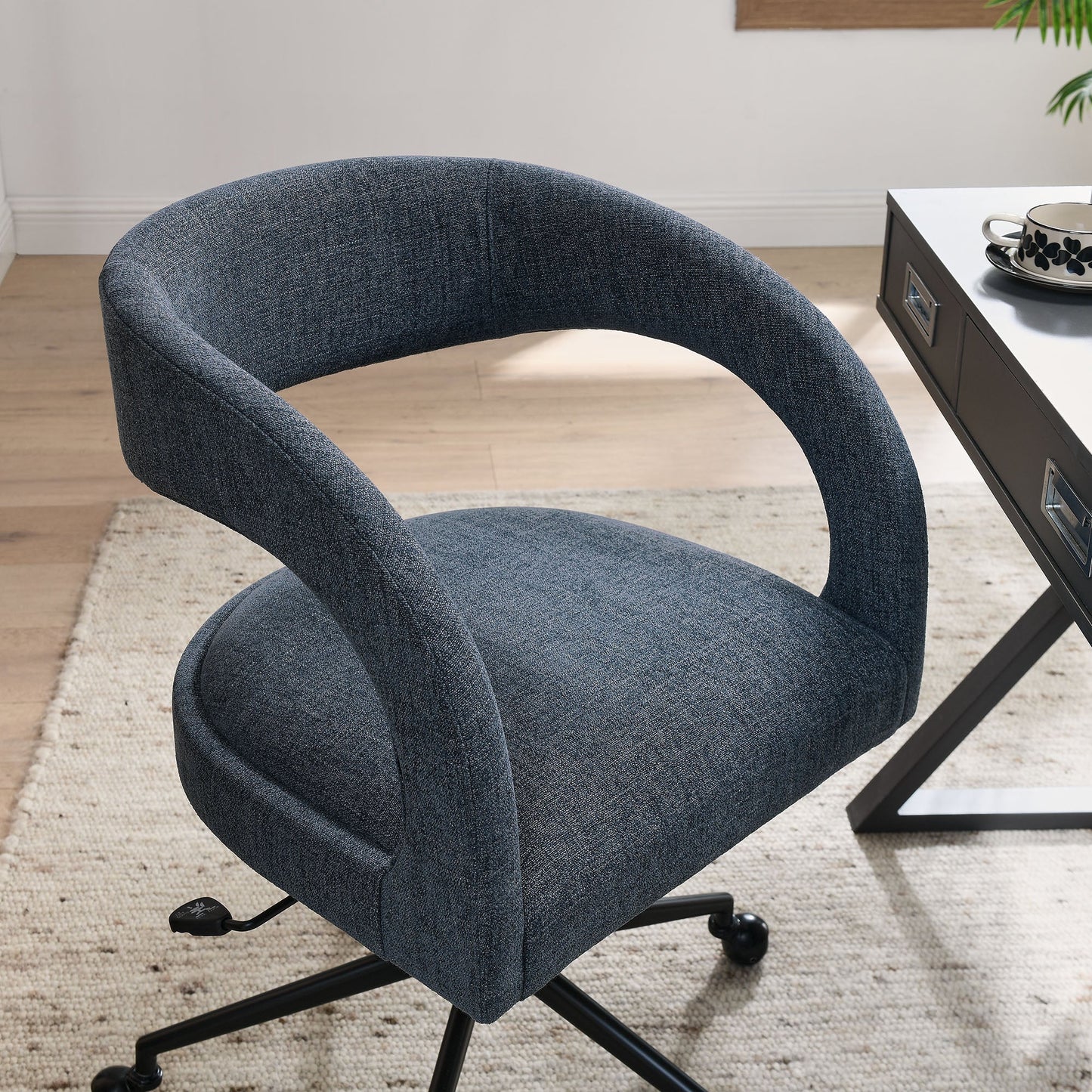 Pinnacle Vegan Leather and Upholstered Office Chair by Modway