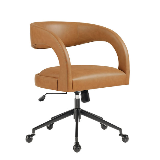 Pinnacle Vegan Leather and Upholstered Office Chair by Modway