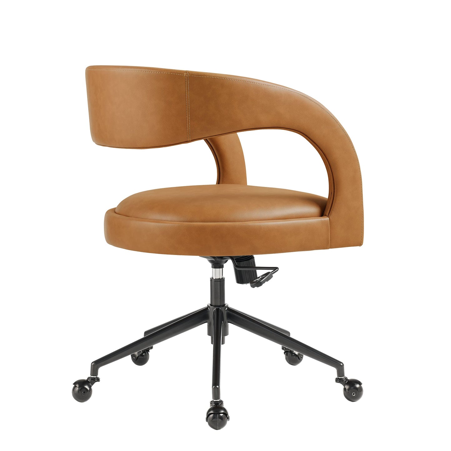 Pinnacle Vegan Leather and Upholstered Office Chair by Modway