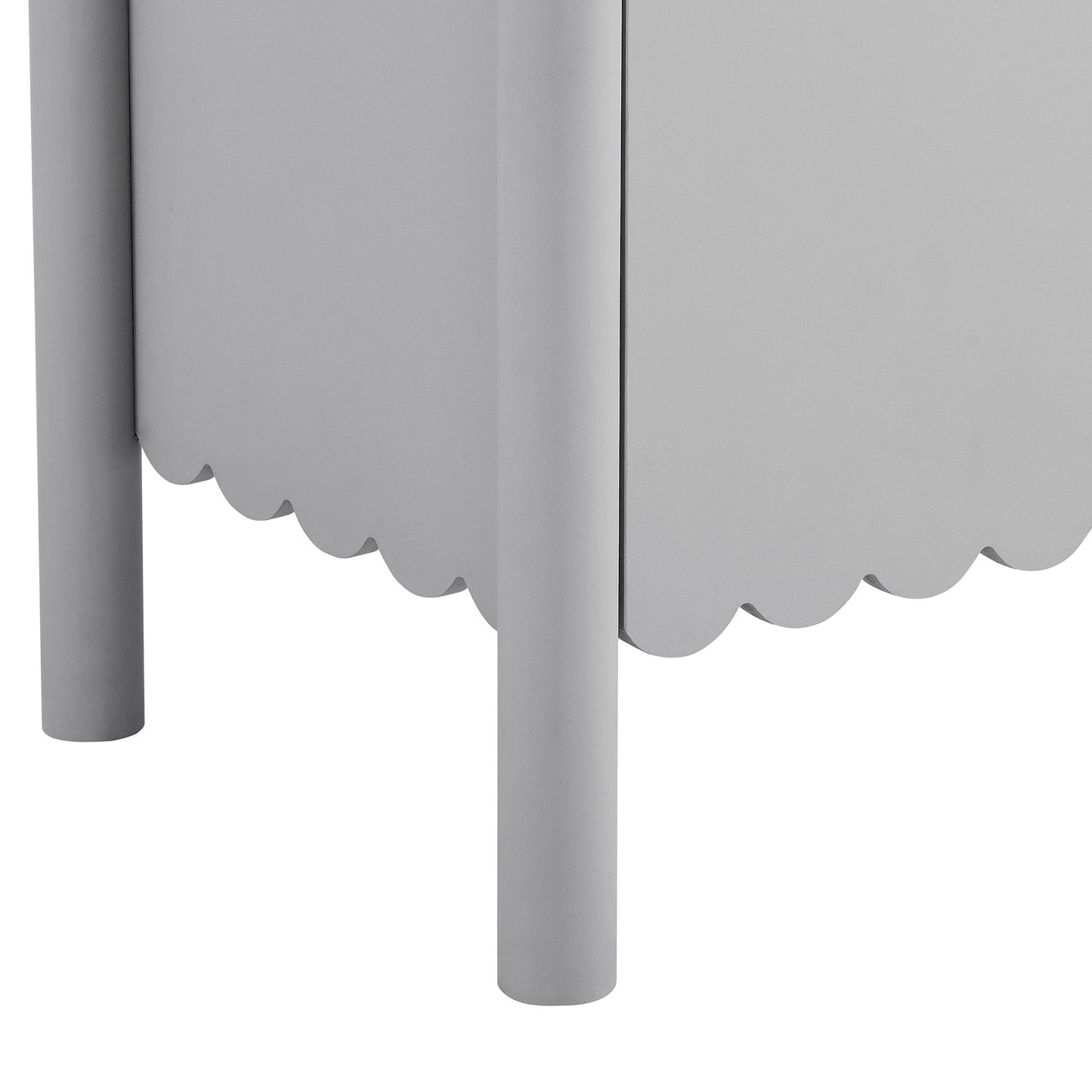 Emmeline 35" 2-Door Scalloped Sideboard Cabinet by Modway EEI-7152-LGR