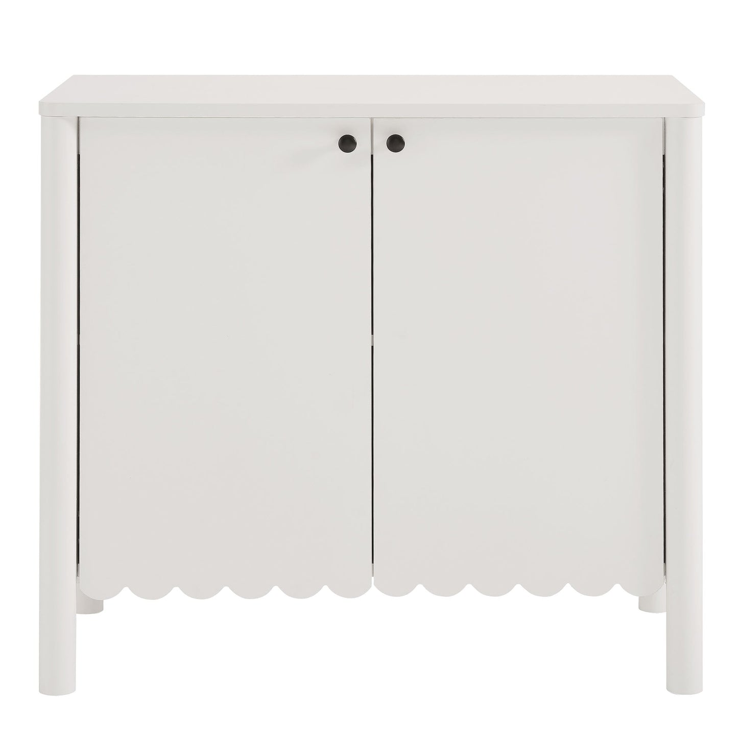 Emmeline 35" 2-Door Scalloped Sideboard Cabinet by Modway EEI-7152-WHI