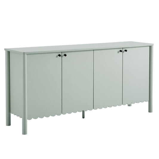 Emmeline 66" 4-Door Scalloped Sideboard Cabinet by Modway EEI-7153-SGE