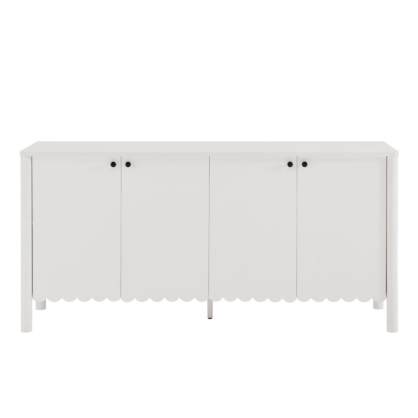 Emmeline 66" 4-Door Scalloped Sideboard Cabinet by Modway EEI-7153-WHI