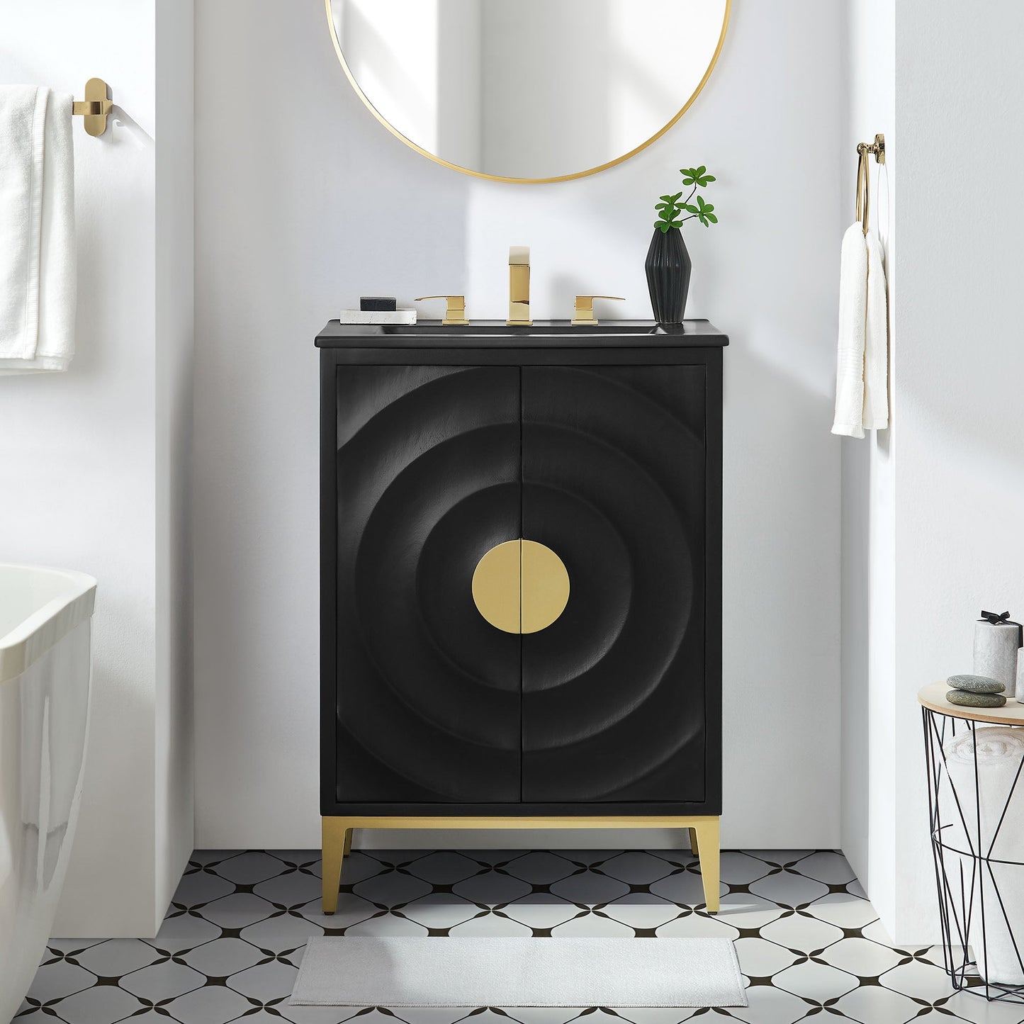 Beau 24" Wood Bathroom Vanity with Basin by Modway