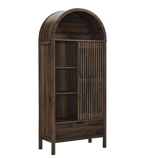 Vaughn 71" Arched Storage Display Cabinet by Modway