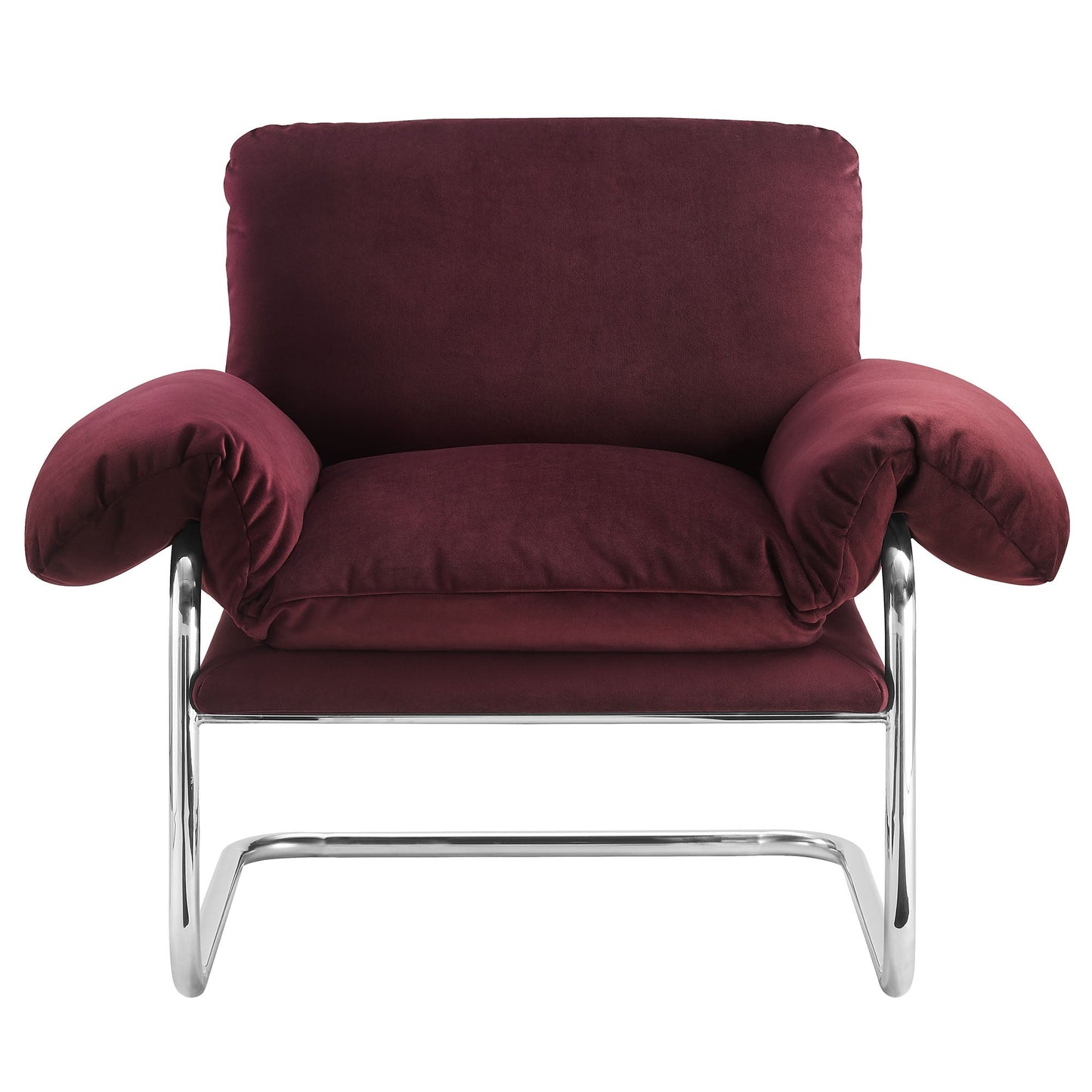 Ansel Performance Velvet and Boucle Fabric Accent Chair by Modway