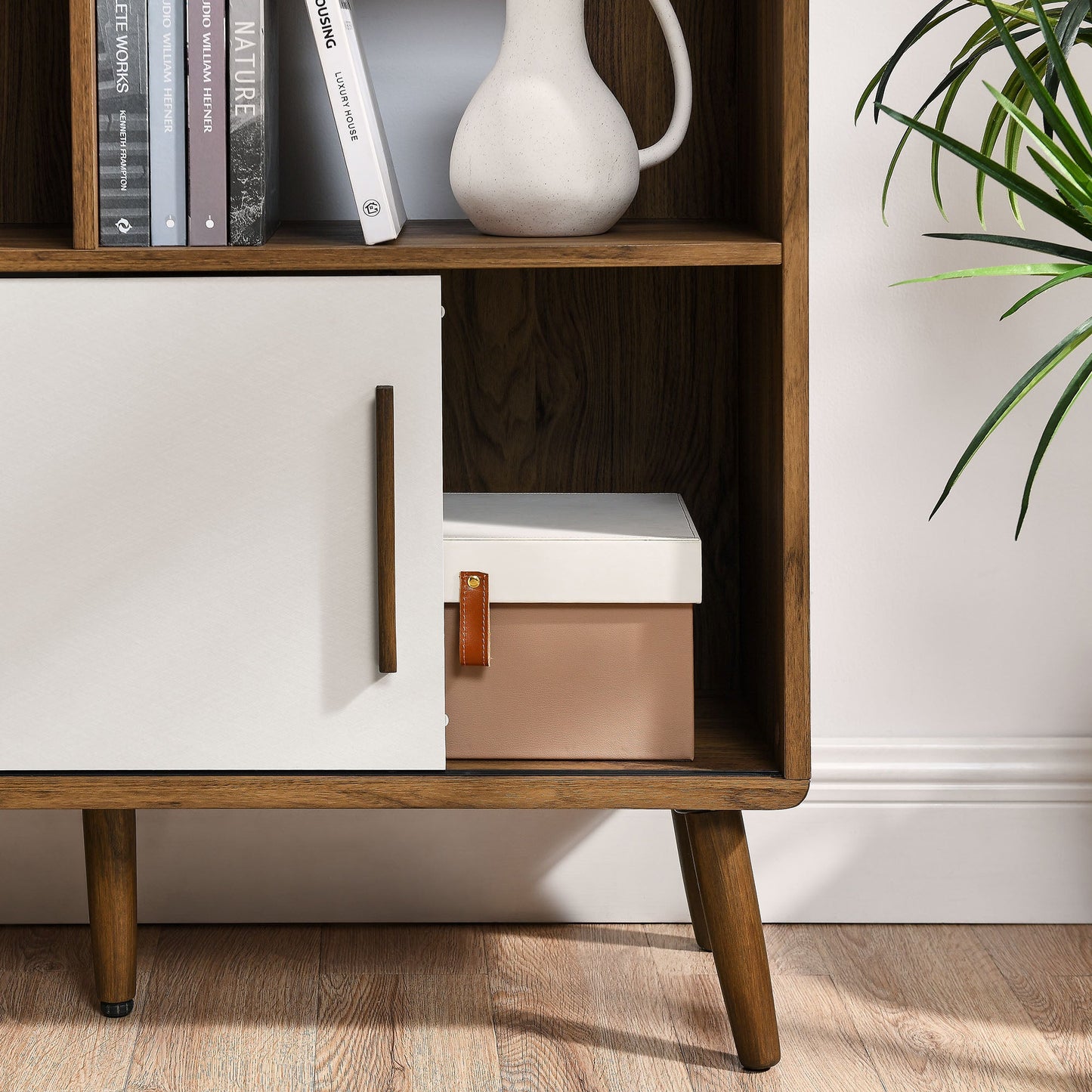 Transmit Bookcase with Sliding Doors by Modway