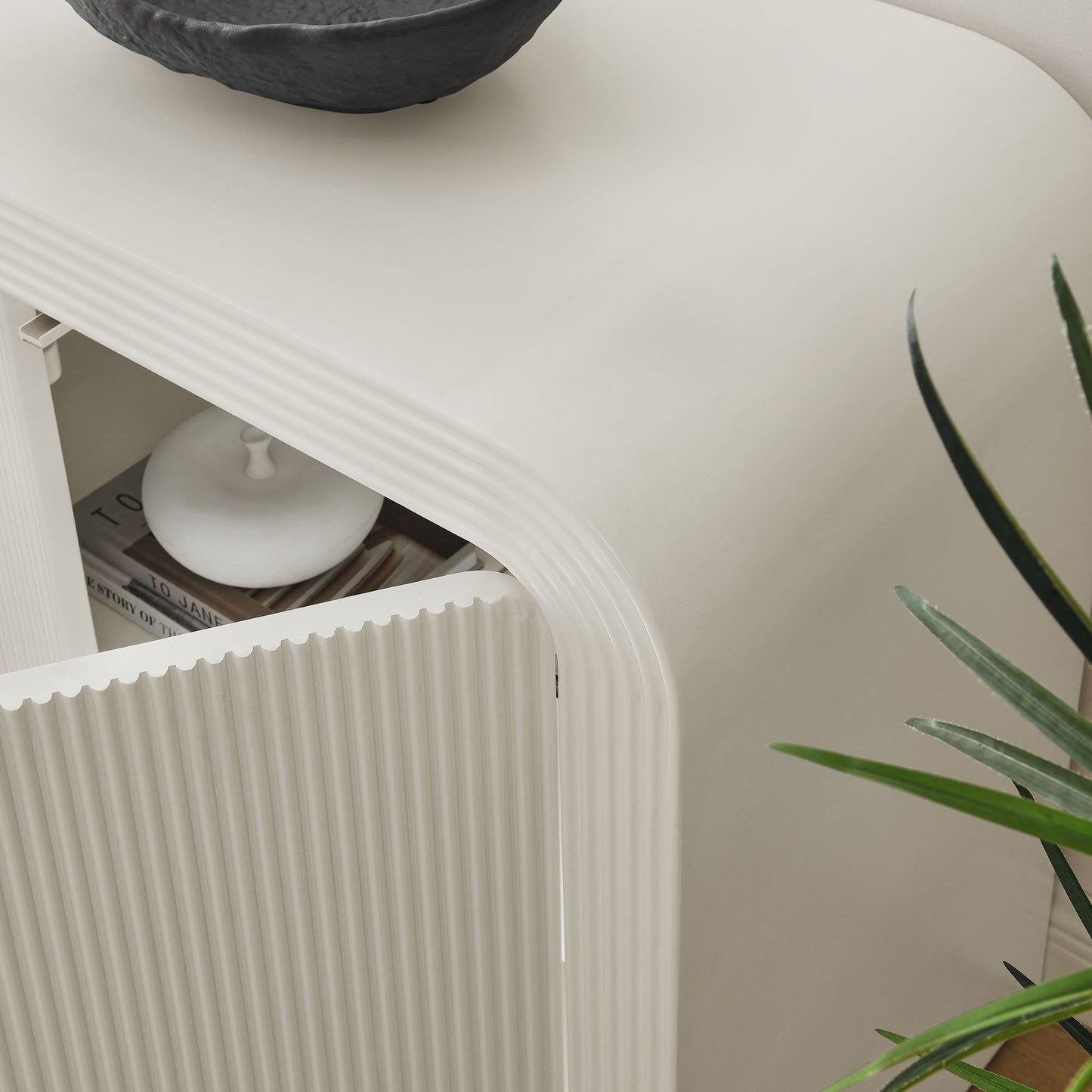 Waterflute 70" Fluted Sideboard Cabinet by Modway