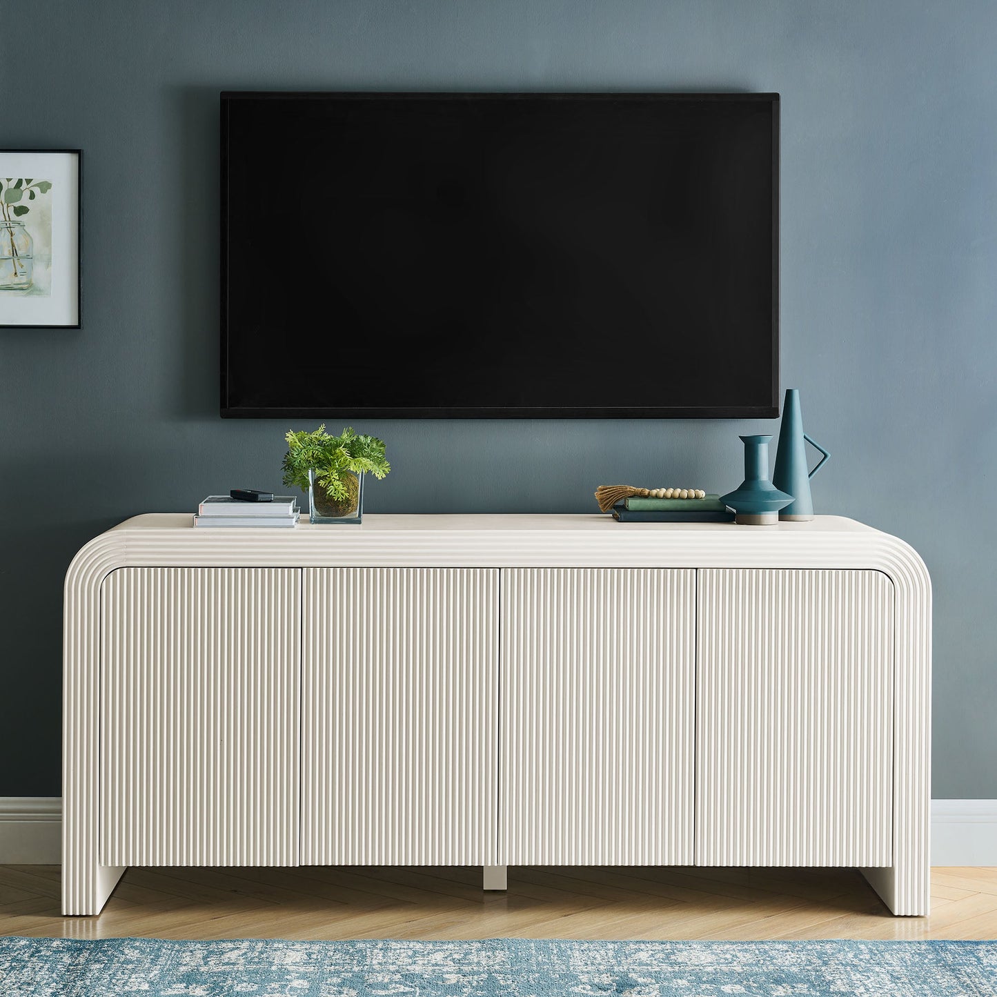 Waterflute 70" Fluted Sideboard Cabinet by Modway