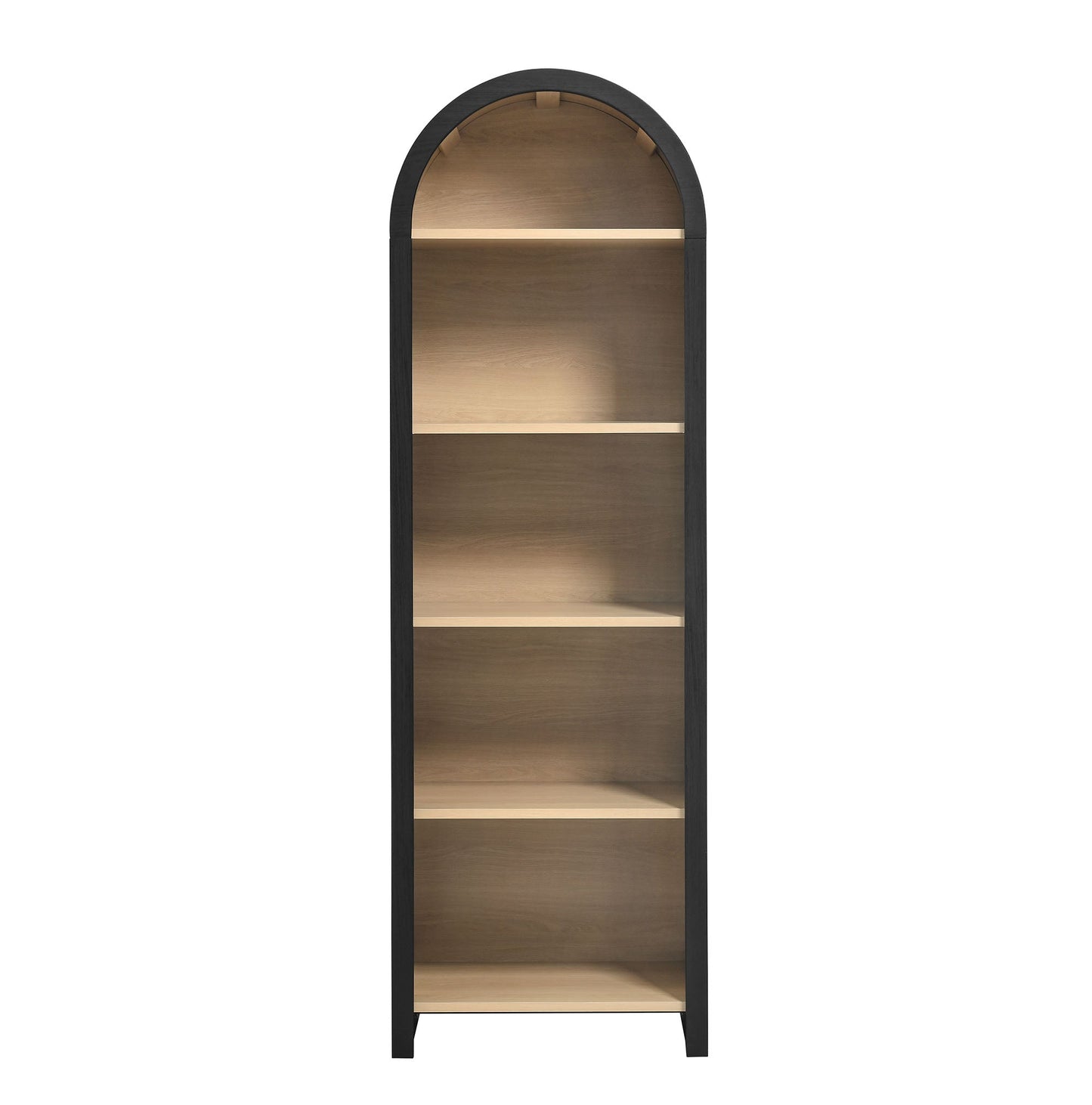 Evie Arched Bookcase Display Cabinet by Modway