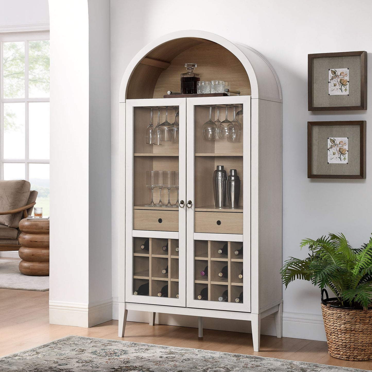 Nolan Arched Bar Cabinet by Modway