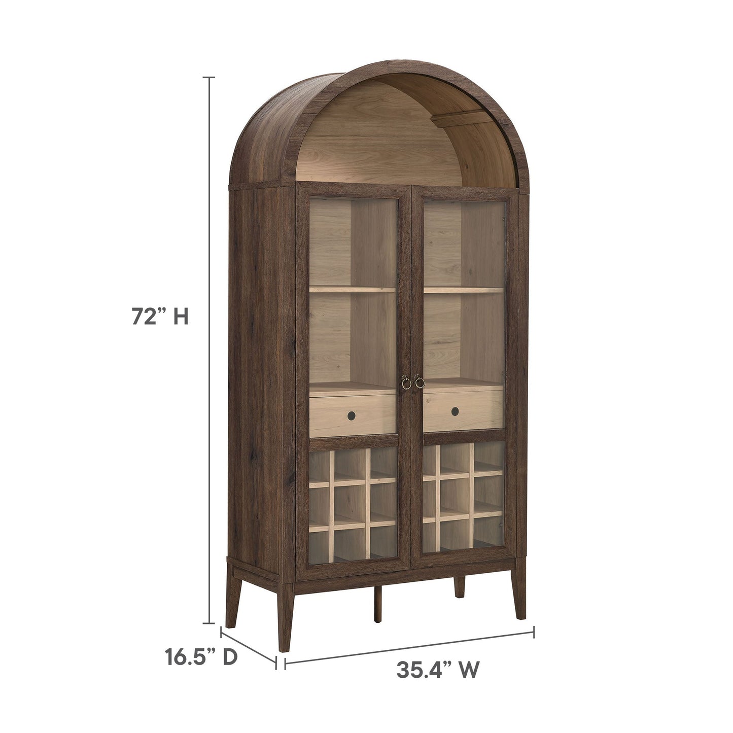 Nolan Arched Bar Cabinet by Modway