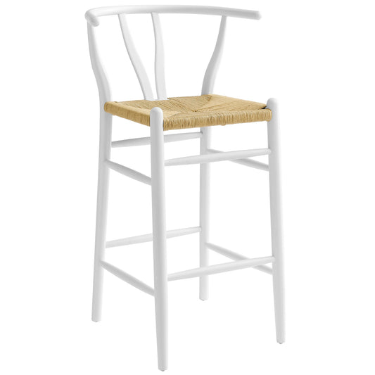 Amish Wood Bar and Counter Stool by Modway