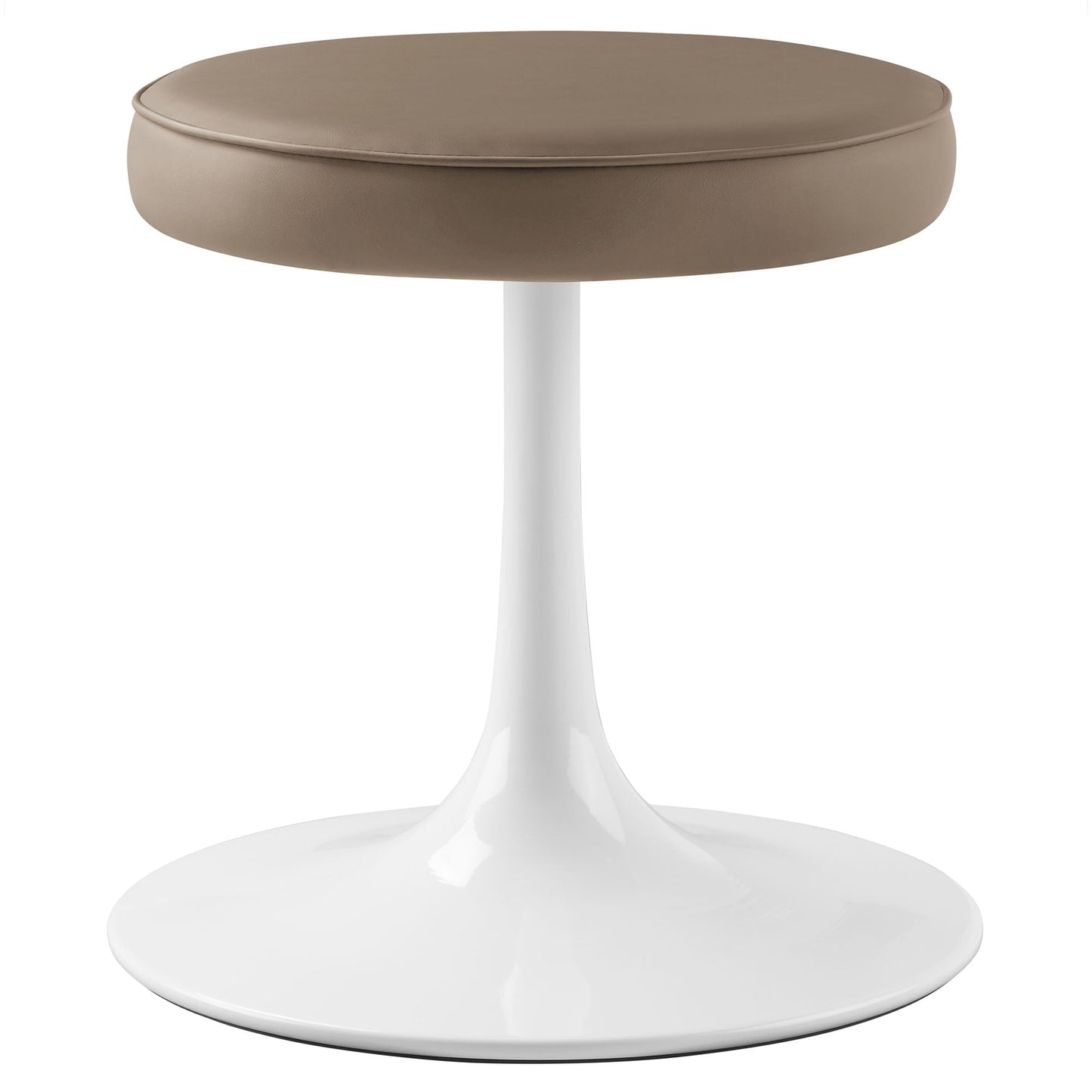 Lippa Vegan Leather Round Stool by Modway