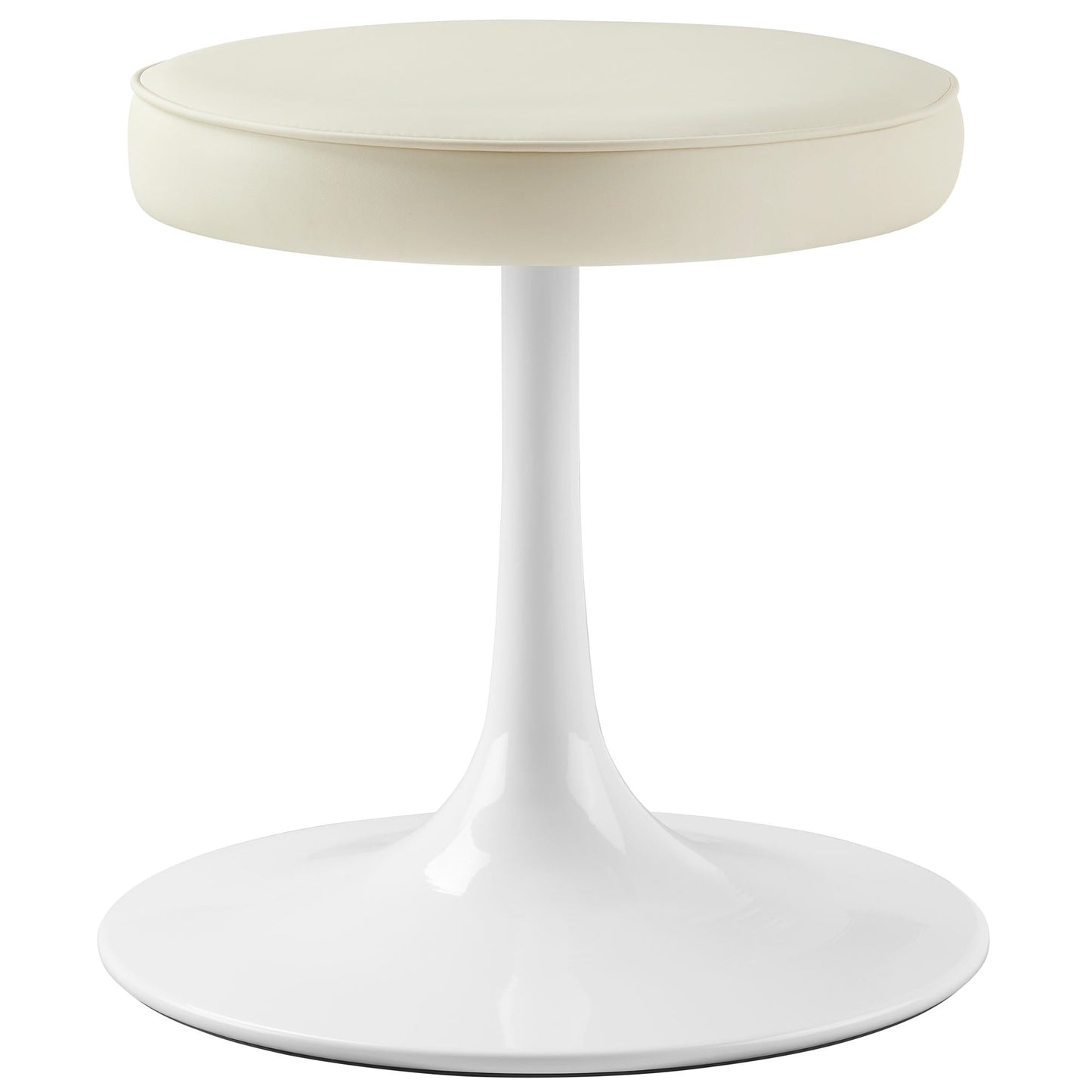 Lippa Vegan Leather Round Stool by Modway