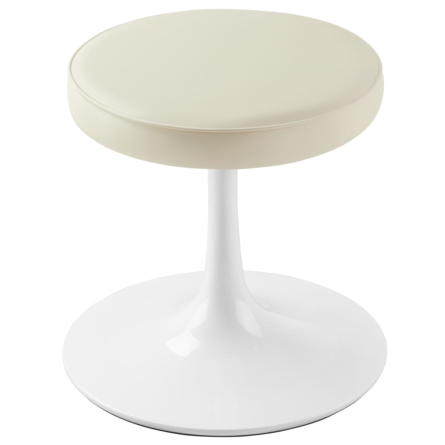 Lippa Vegan Leather Round Stool by Modway