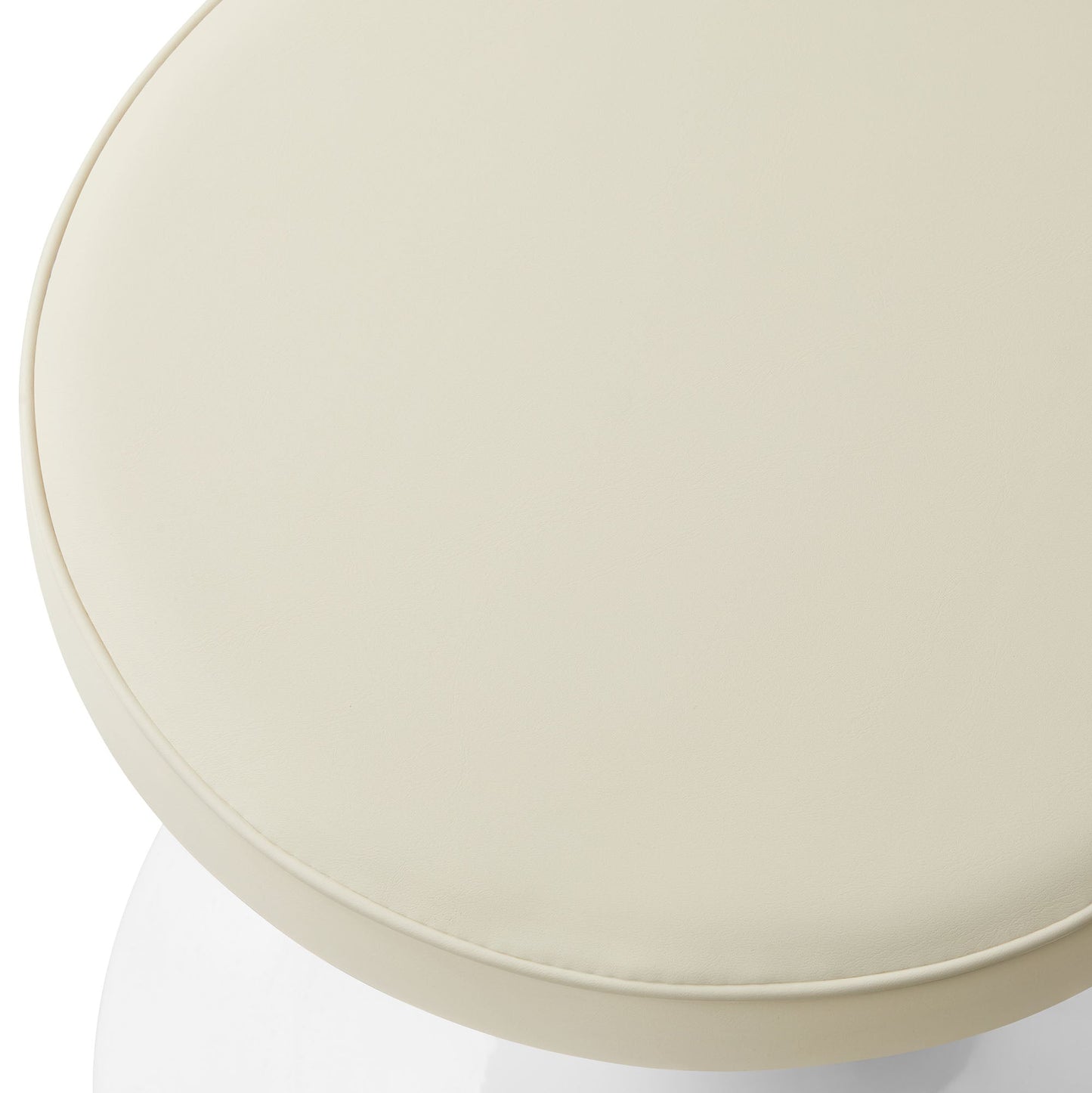 Lippa Vegan Leather Round Stool by Modway