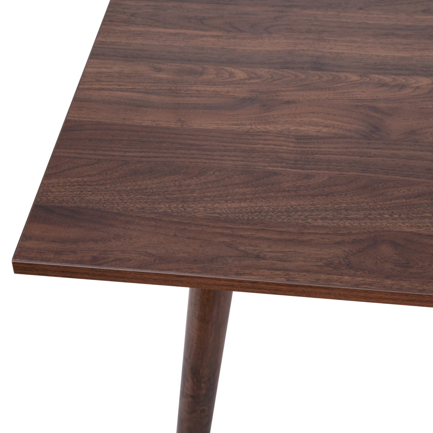 47" Dark Walnut Dining Table EM-DT16001-WAL-GG