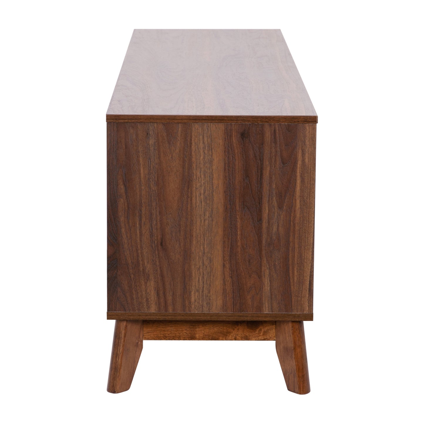 Walnut 60" TV Stand with Shelf EM-TV1500-WAL-GG