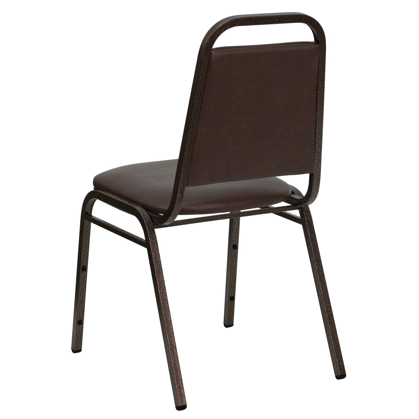Brown Vinyl Banquet Chair FD-BHF-2-BN-GG