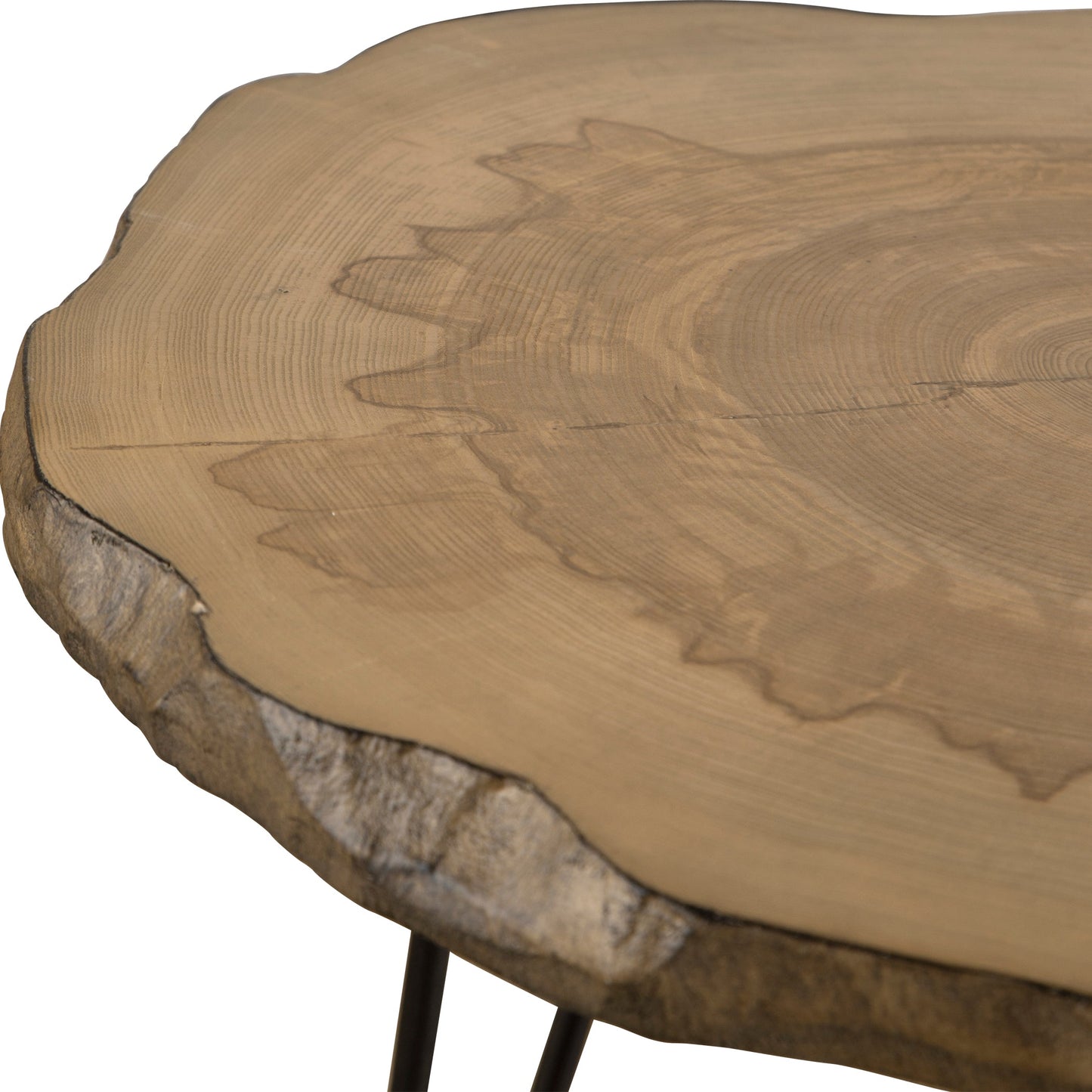 Uttermost Runay Wood Slab Side Table