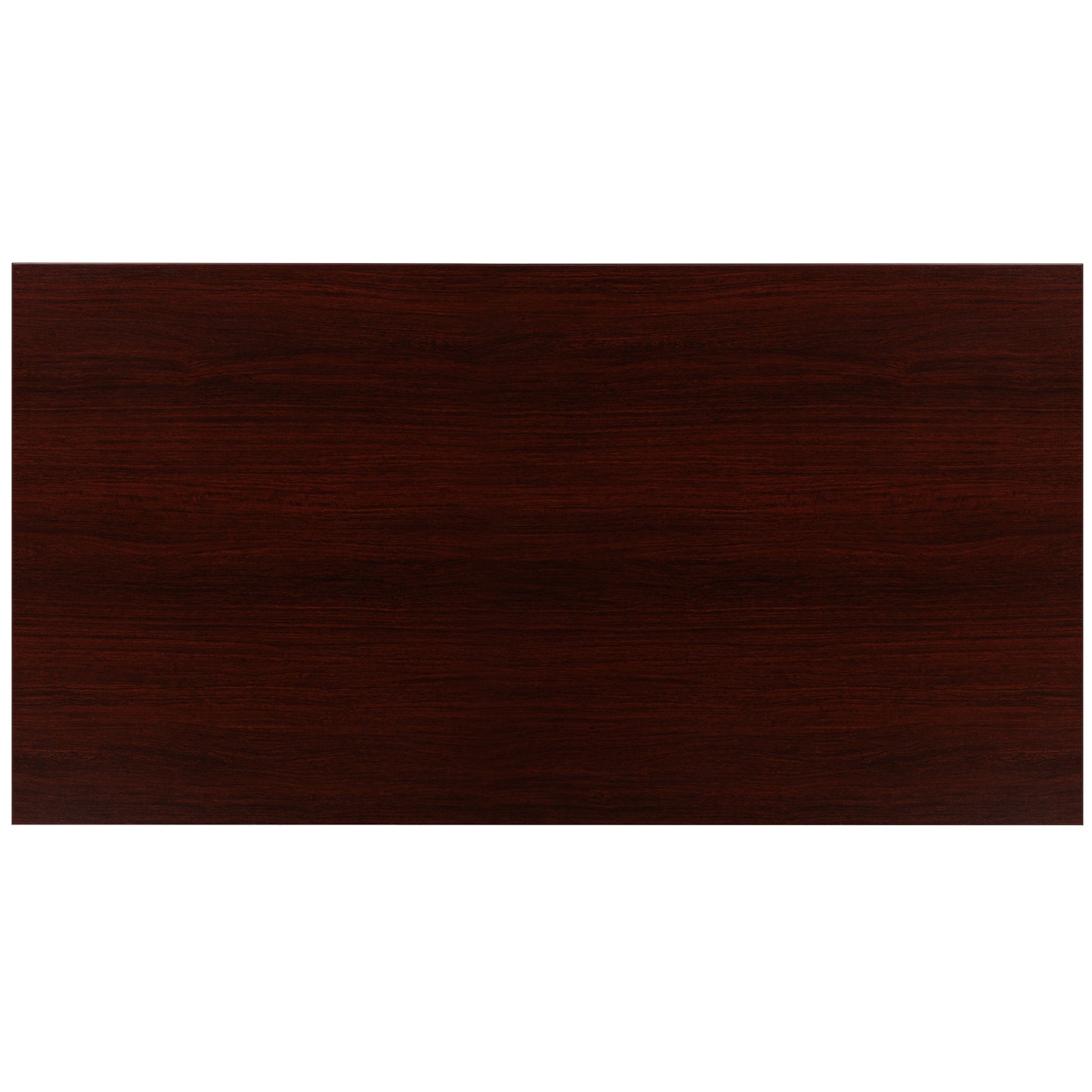 Mahogany Commercial Desk GC-GF156-12-MHG-GG