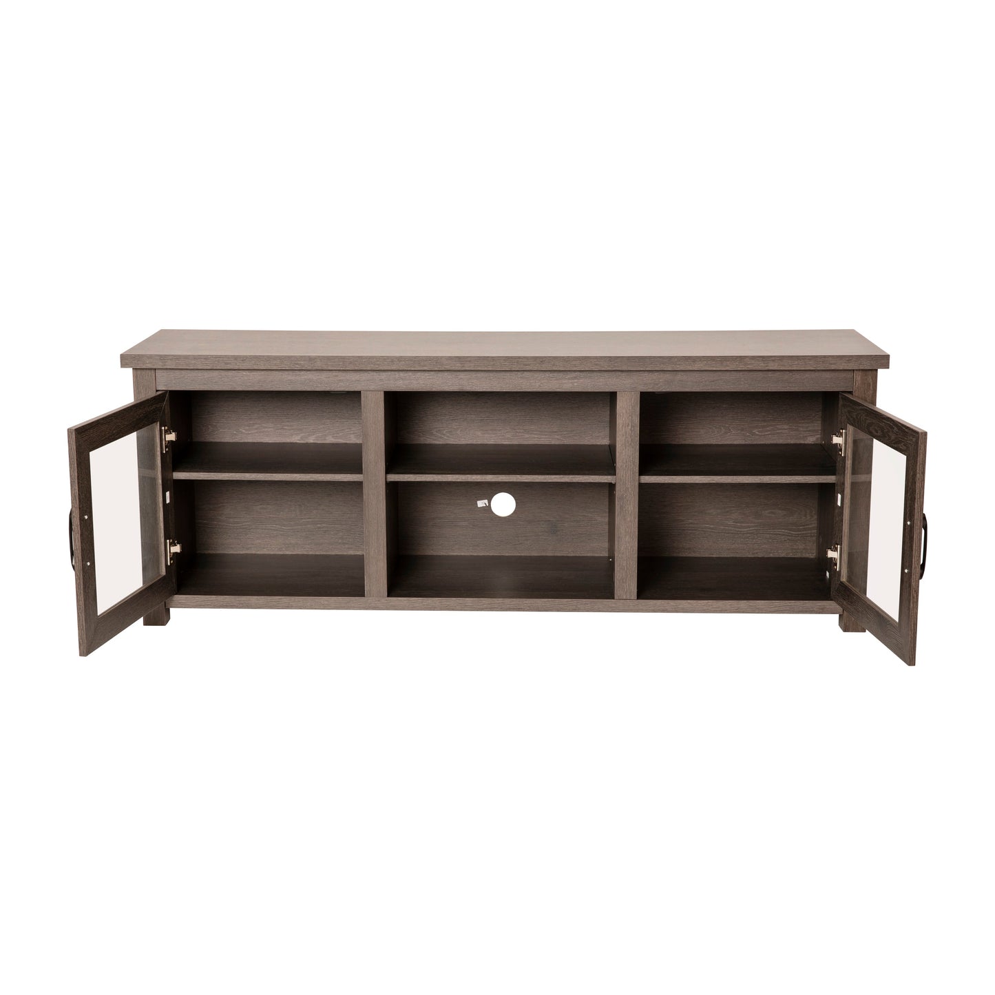 65" Glass Door TV Stand - Modern Design with Multiple Finish Options