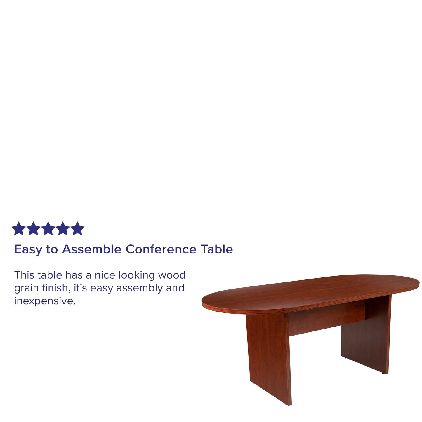 6FT Cherry Conference Table GC-TL1035-CHR-GG