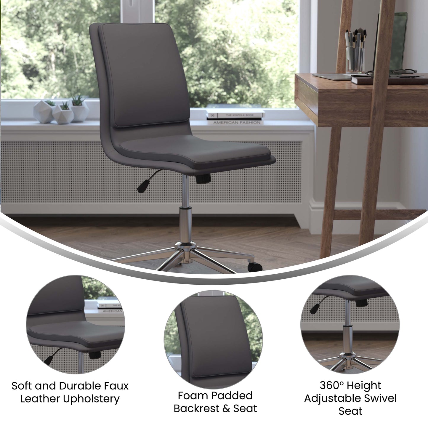LeatherSoft Office Chair GO-21111