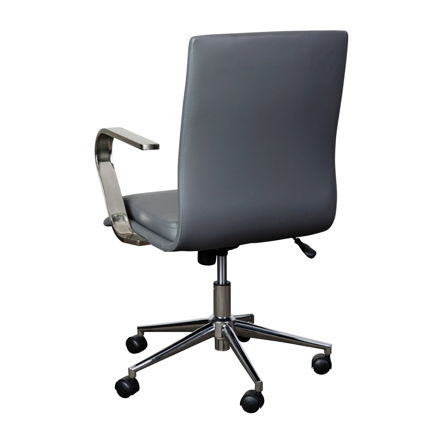 Swivel Desk Chair with Chrome and Gold Accents - Multiple Color Options Available