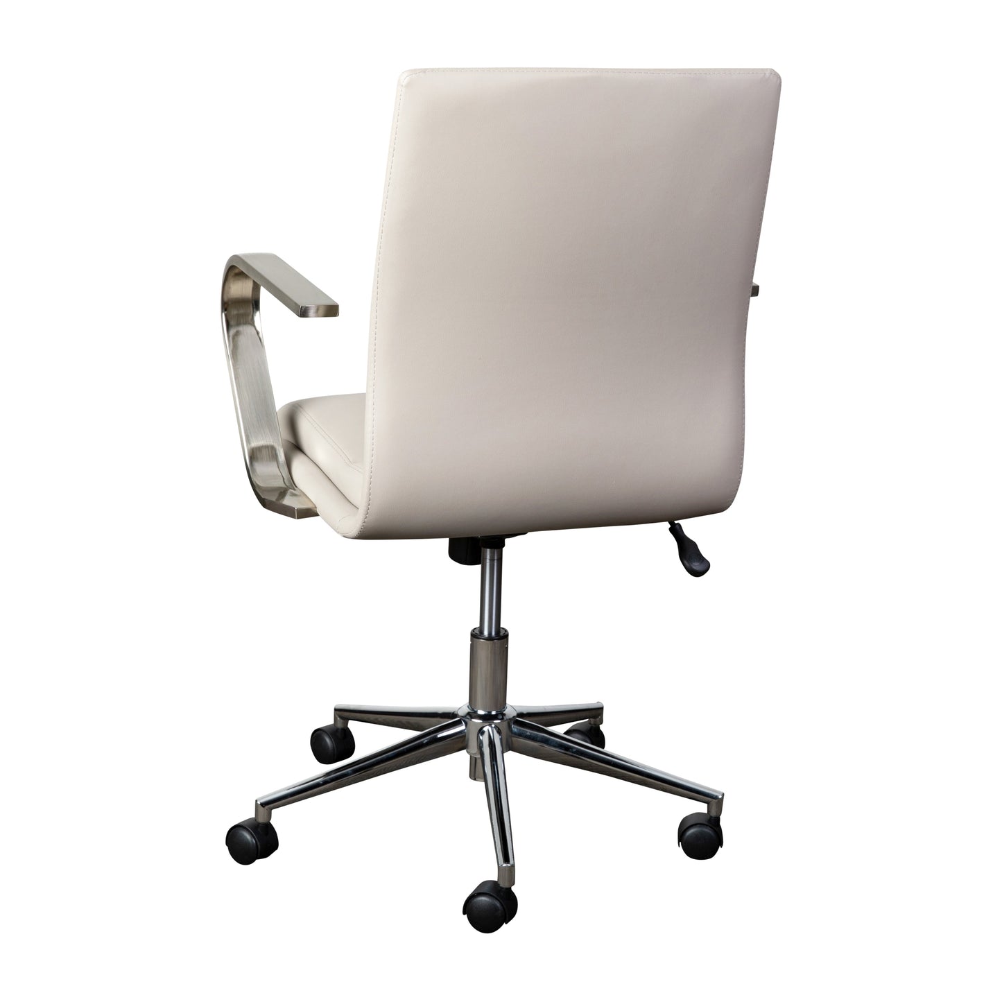 Swivel Desk Chair with Chrome and Gold Accents - Multiple Color Options Available