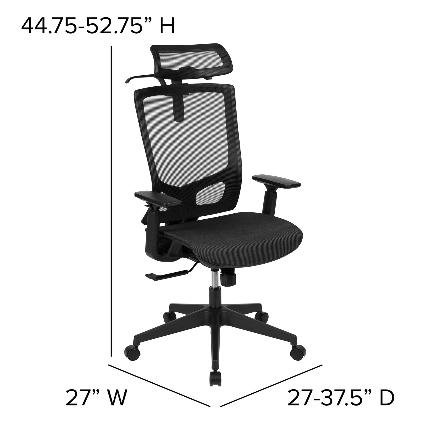 Mesh Office Chair H-2809-1KY-GG
