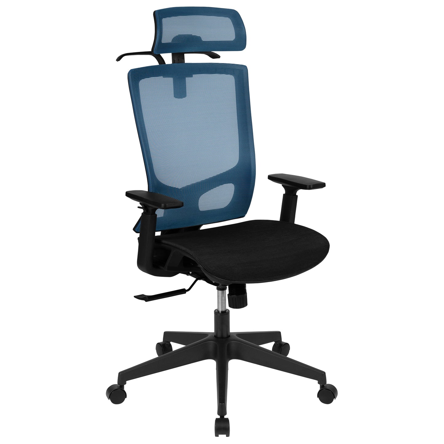 Blue/Black Mesh Office Chair H-2809-1KY-BL-GG
