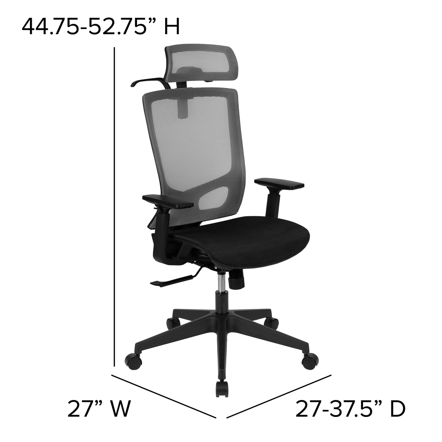 Mesh Office Chair H-2809-1KY-GG