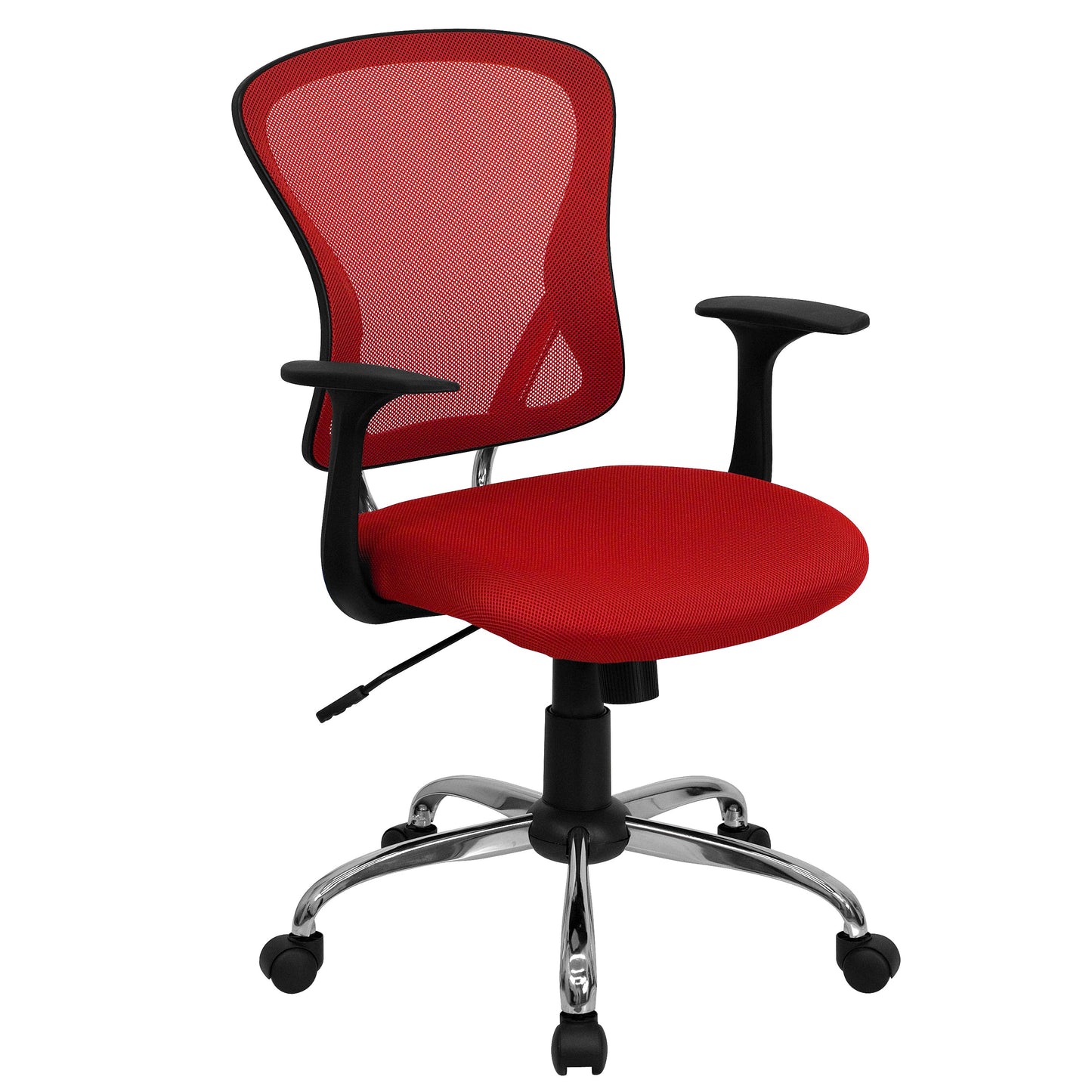 Red Mid-Back Task Chair H-8369F-RED-GG
