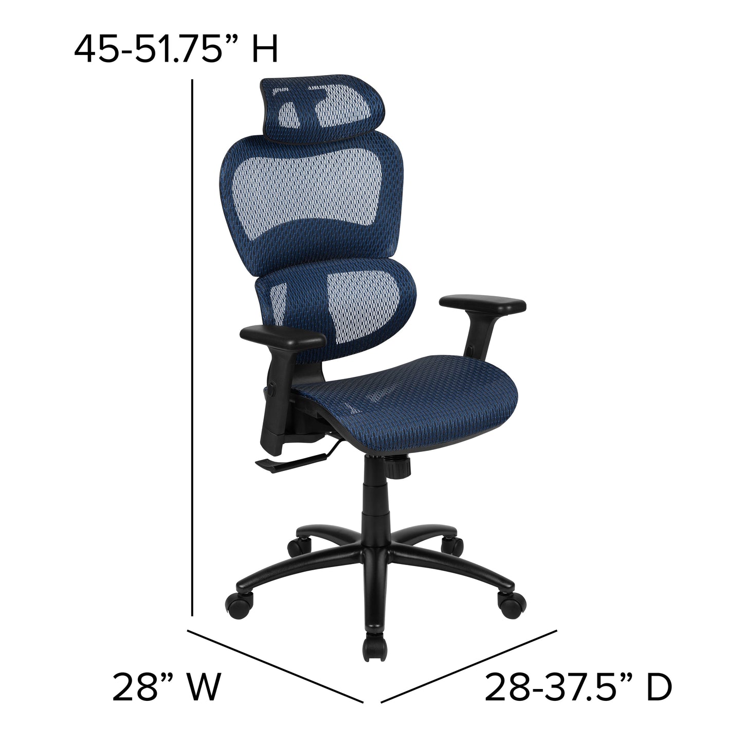Mesh Office Chair H-LC-1388F-1K-GG