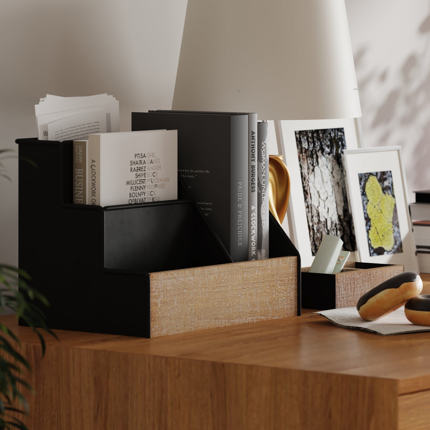 3PC Black Organizer Set HFMHD-GDI-CRE8-781315-GG