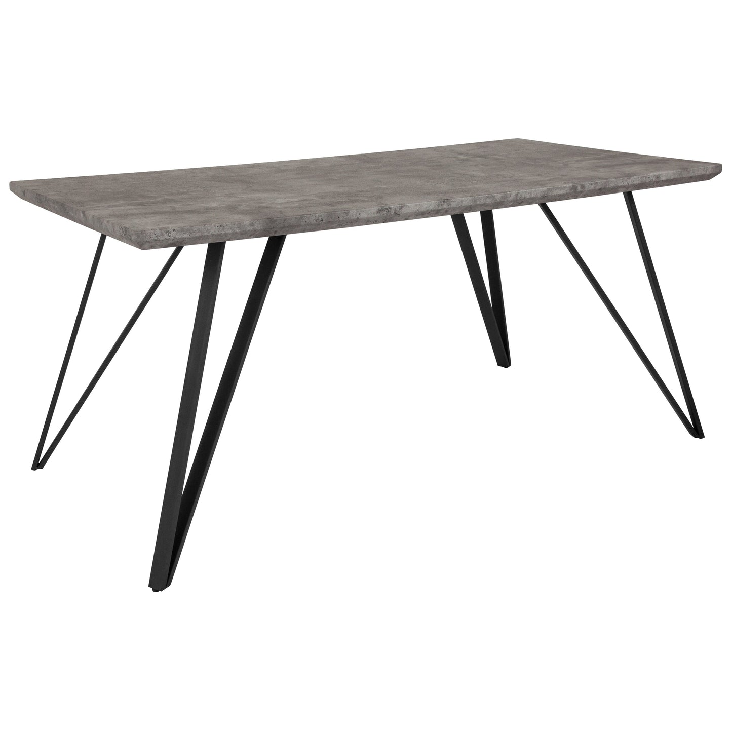 63x31.5 Concrete Dining Table HG-DT012-78054-GG