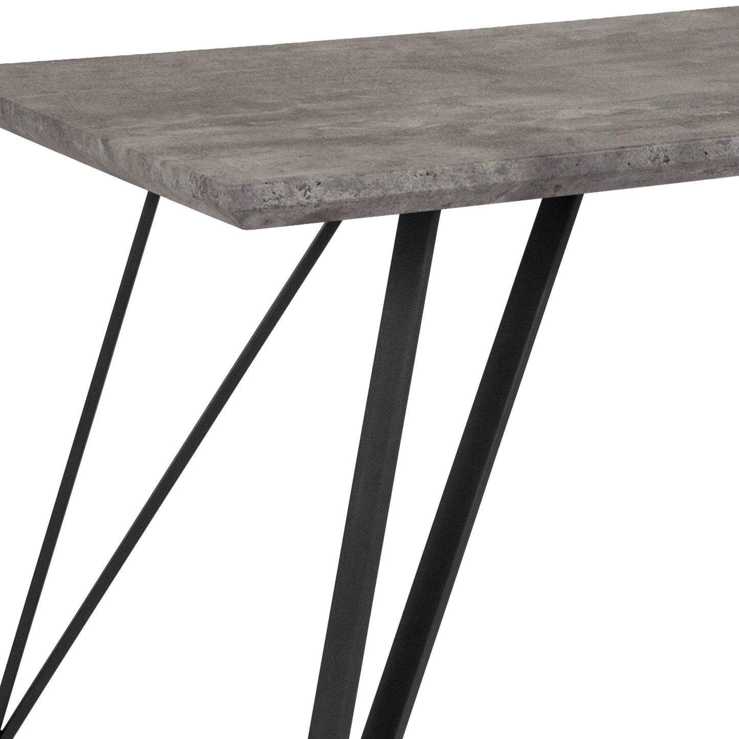 63x31.5 Concrete Dining Table HG-DT012-78054-GG