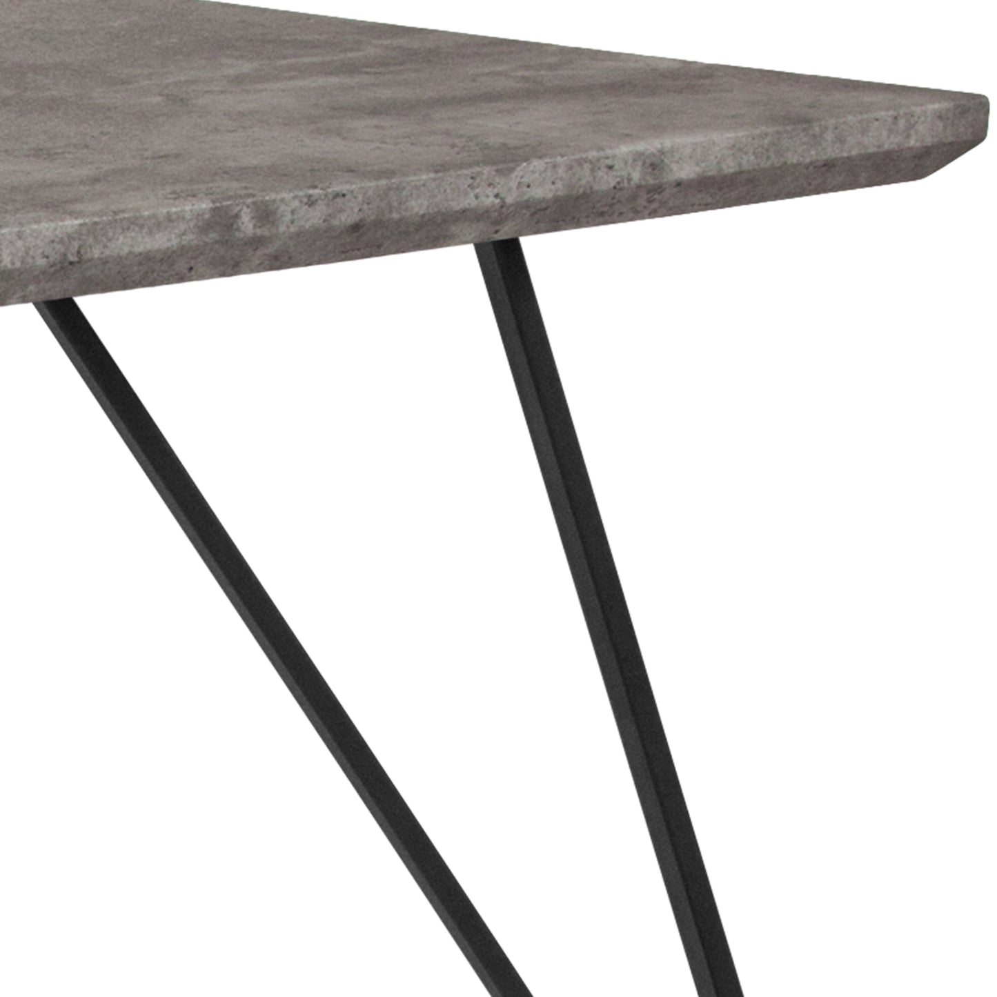 63x31.5 Concrete Dining Table HG-DT012-78054-GG