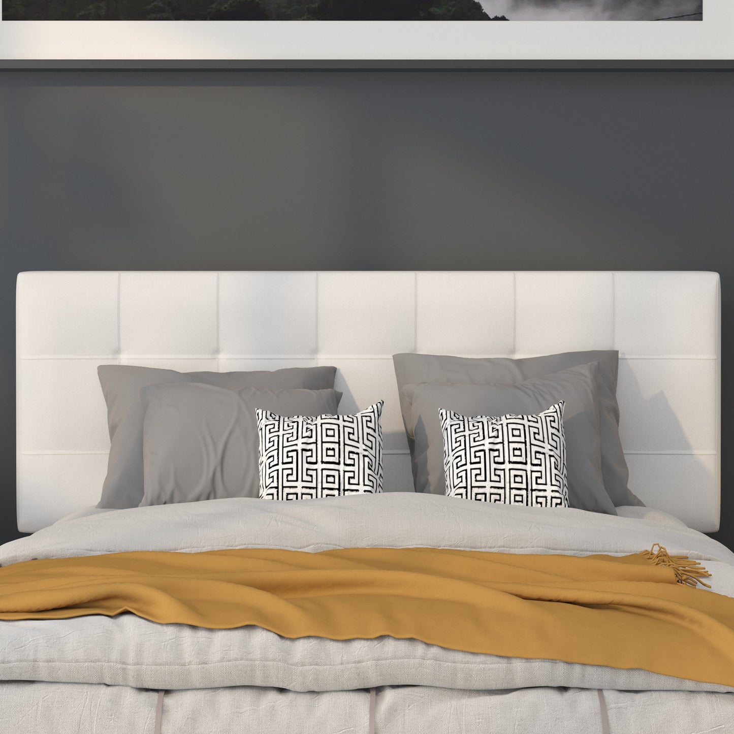 Full Headboard, King Headboard, Queen Headboard - Fabric Collection HG-HB1704