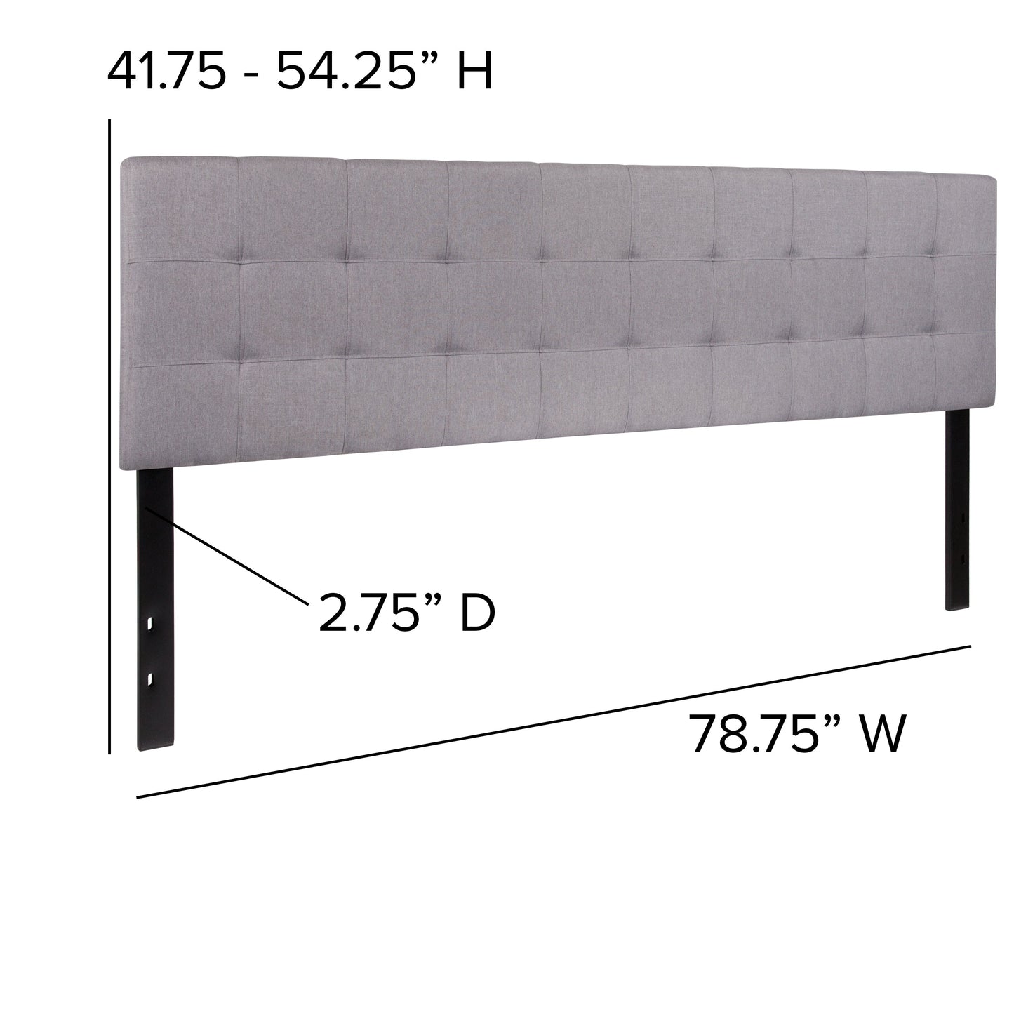 Full Headboard, King Headboard, Queen Headboard - Fabric Collection HG-HB1704