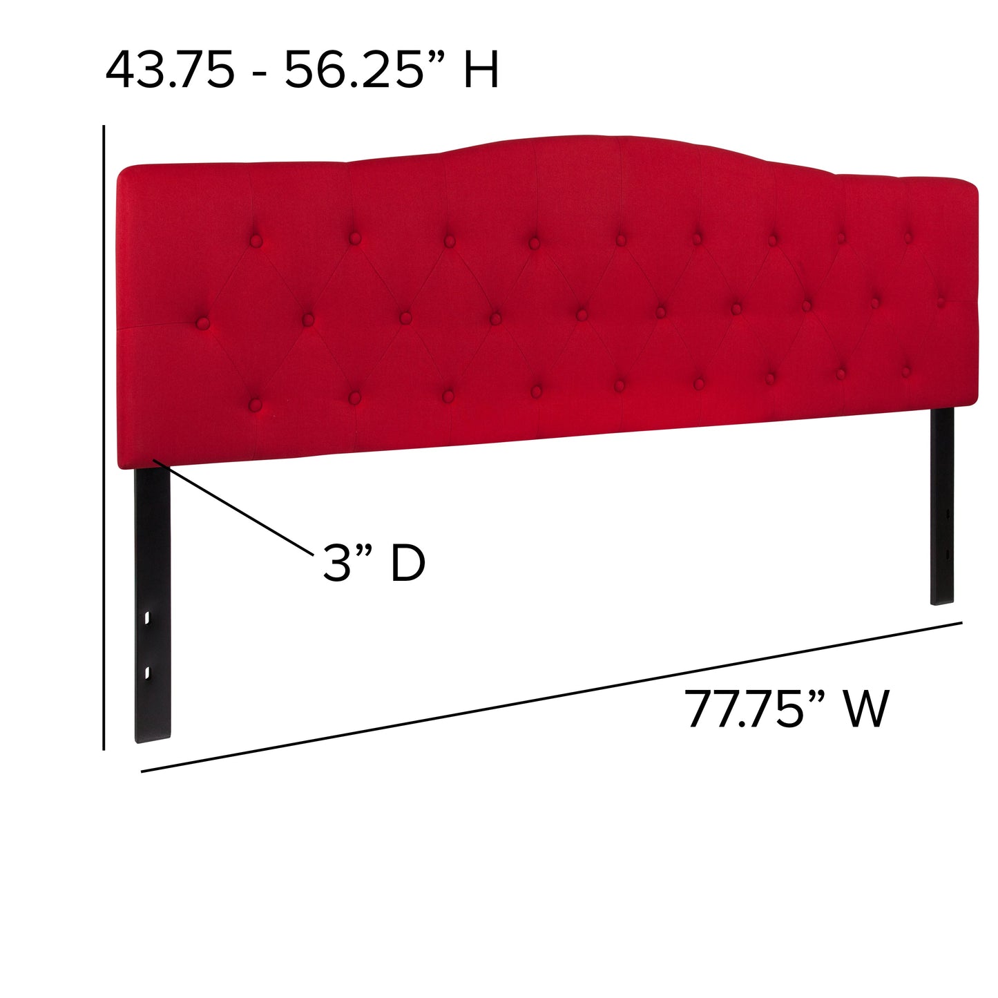 Full Headboard, King Headboard, Queen Headboard - Fabric Collection HG-HB1708
