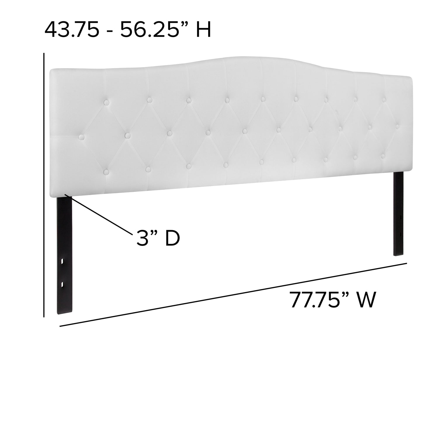 Full Headboard, King Headboard, Queen Headboard - Fabric Collection HG-HB1708