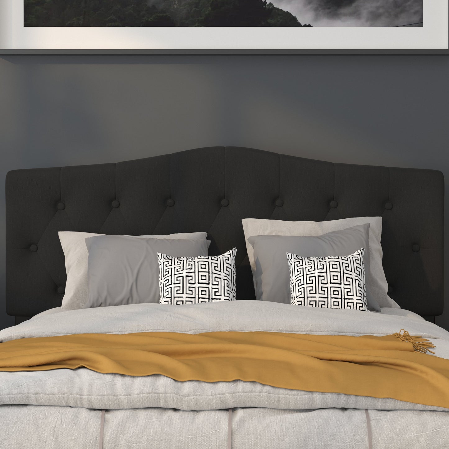 Full Headboard, King Headboard, Queen Headboard - Fabric Collection HG-HB1708